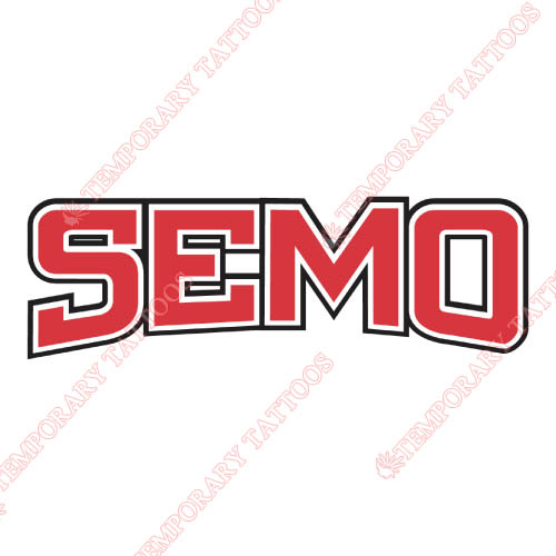 SE Missouri State Redhawks Customize Temporary Tattoos Stickers NO.6147